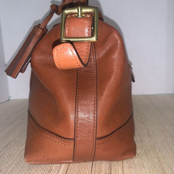 Coach Legacy Molly Brown Leather Shoulder Double Handbag 21132 Tassel Classic - Picture 7 of 16